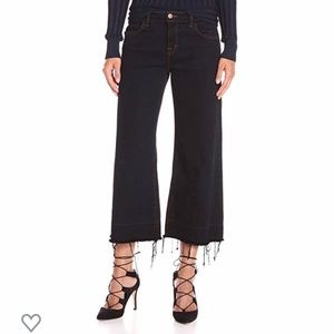 New J BRAND Liza Relaxed Cropped Denim Jeans in Seduction Size 26W